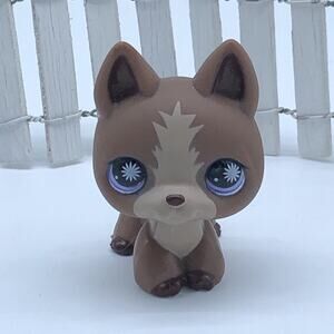 Littlest Pet Shop LPS Authentic Brown German Shepherd Dog #867